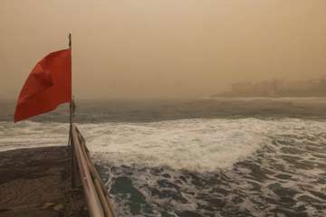 Telde advierte del peligro del baño en las playas del municipio (Foto Antonio Rico)
